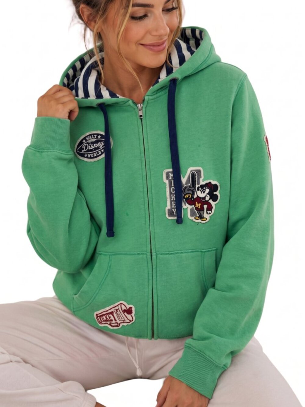 DISNEY MICKEY MOUSE  WOMENS HOODIE-MEDIUM
